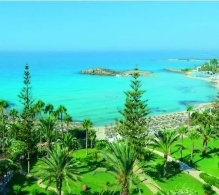 Rugiada With Pool And Sea View Located On The Front Of Nissi Beach Villa *